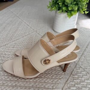 Coach Marla Slingback Women's Beige Sandals size 9